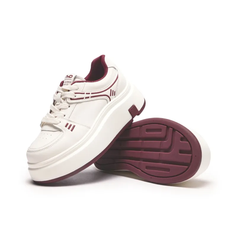 Hotwind Anti-Slip And Wear-Resistant Height Increasing Low-Top Skateboard Shoes Women's-7