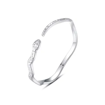 CHAOHONGJI Sterling Silver Minimalist Style Hand Accessory Bangle Women's