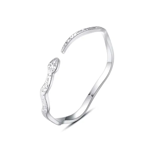 CHAOHONGJI 999 Fine Silver Minimalist Style Hand Accessory Bangle Women's
