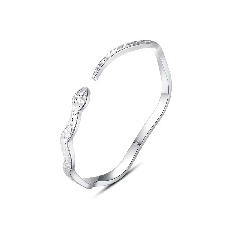CHAOHONGJI Sterling Silver Minimalist Style Hand Accessory Bangle Women's-0