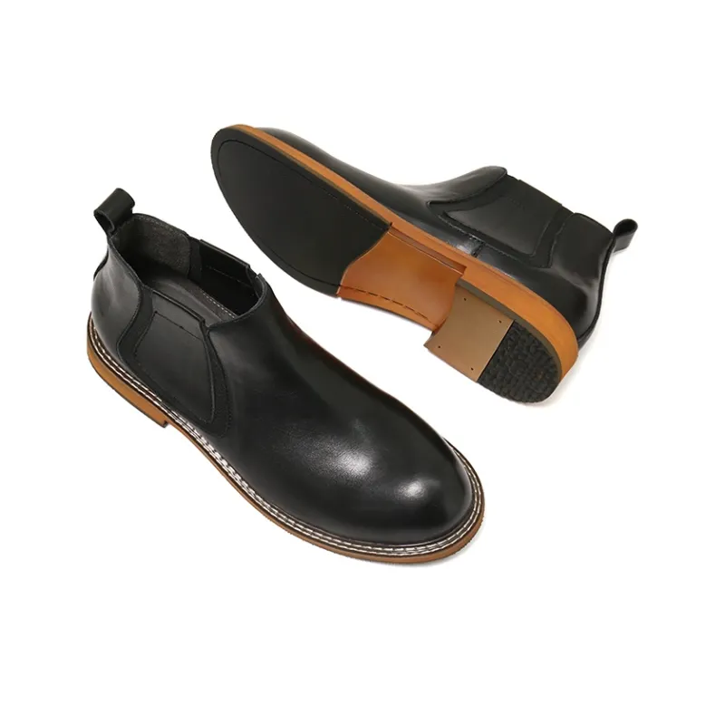 Turns By Turns Short Chelsea Boots Men's-3