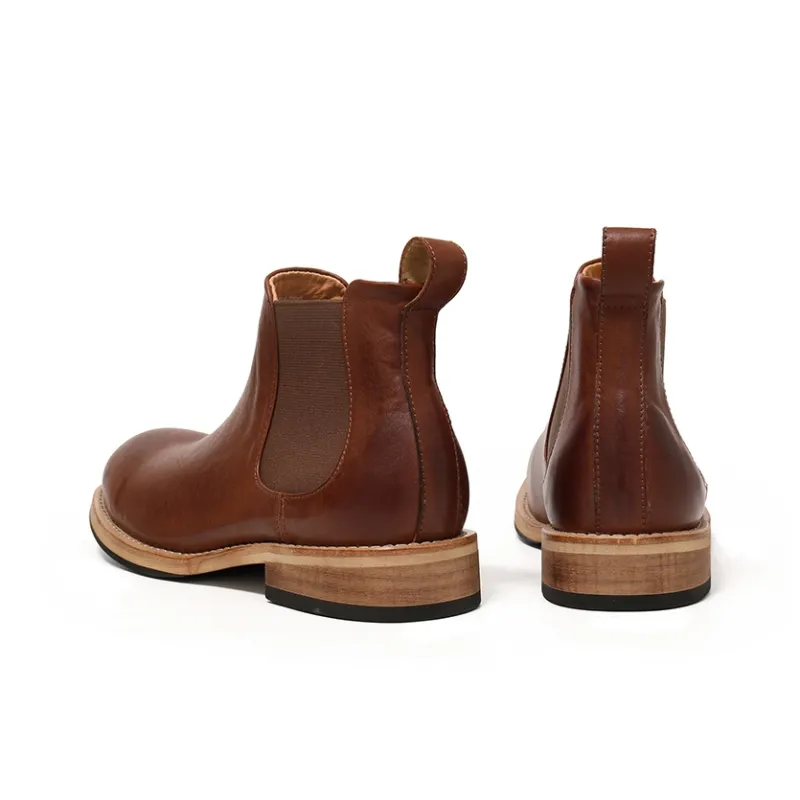 Turns By Turns Short Chelsea Boots Men's-8