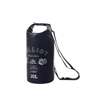 PELLIOT PVC Shoulder Bag Unisex Obsidian Black/Bright Yellow