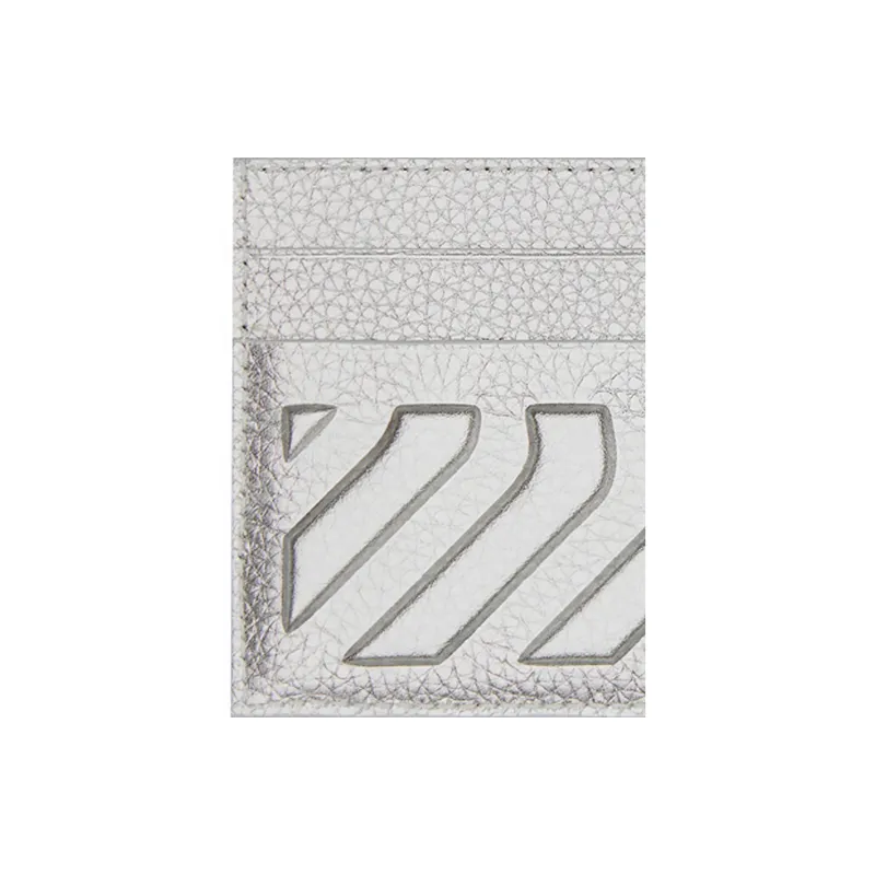 Balenciaga Car Card Holder Metallized Silver-2