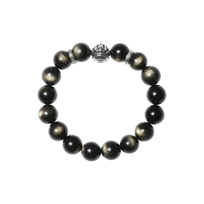ZHIZUO Obsidian Jade Bracelets Unisex-0
