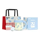 [Shopping Bag-4 Major Merch]Blue Half-Sugar Milk, Insulated Cup