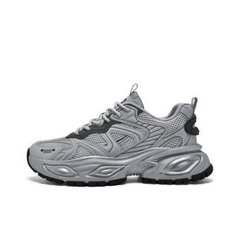JEEP SPIRIT Chunky Sneakers Men Low Top Gray