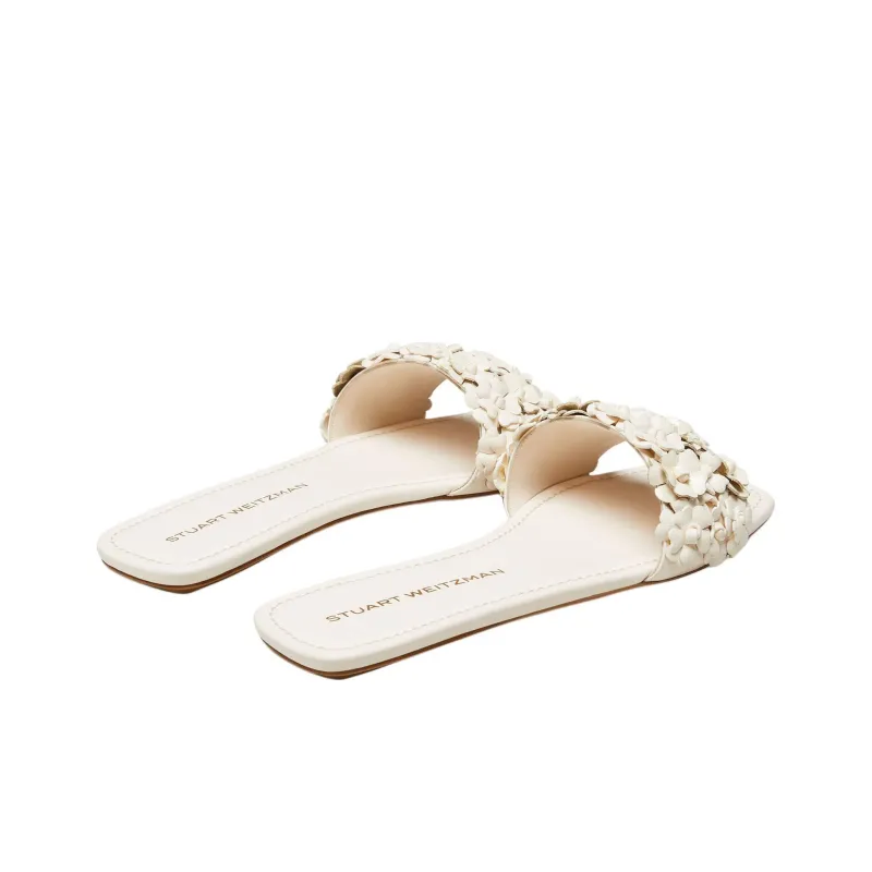 Stuart Weitzman/SW Slide Slippers Women's Ecru-3