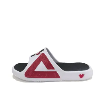 PEAK State Pole Slip Resistant Odor Resistant Abrasion Resistant Slide Slippers Women's White Red Black