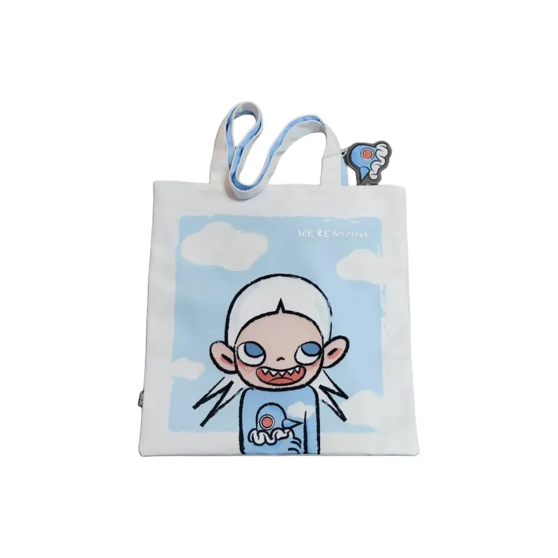 POP MART Zsiga Canvas Handbag Regular Unisex White-1