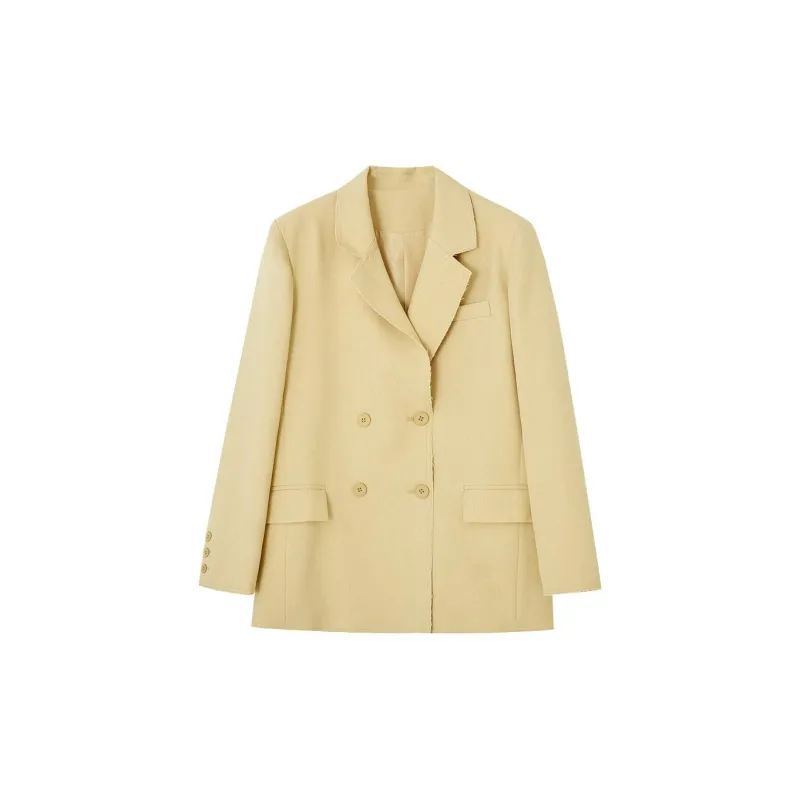 【dme】 Business Suit Women's Yellow-0