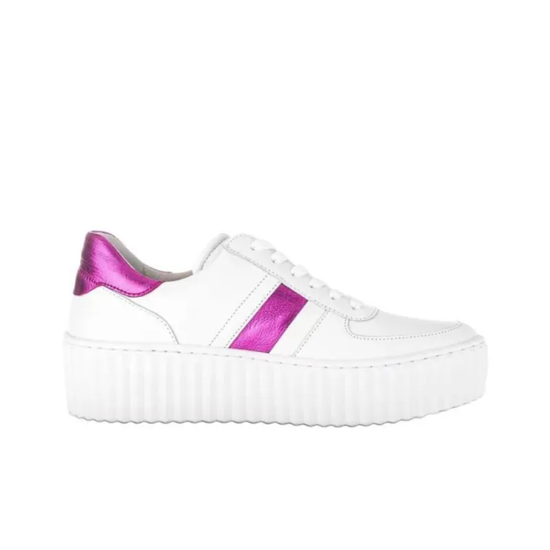 Gabor Fashion Low Top Casual Shoes Women's White-1