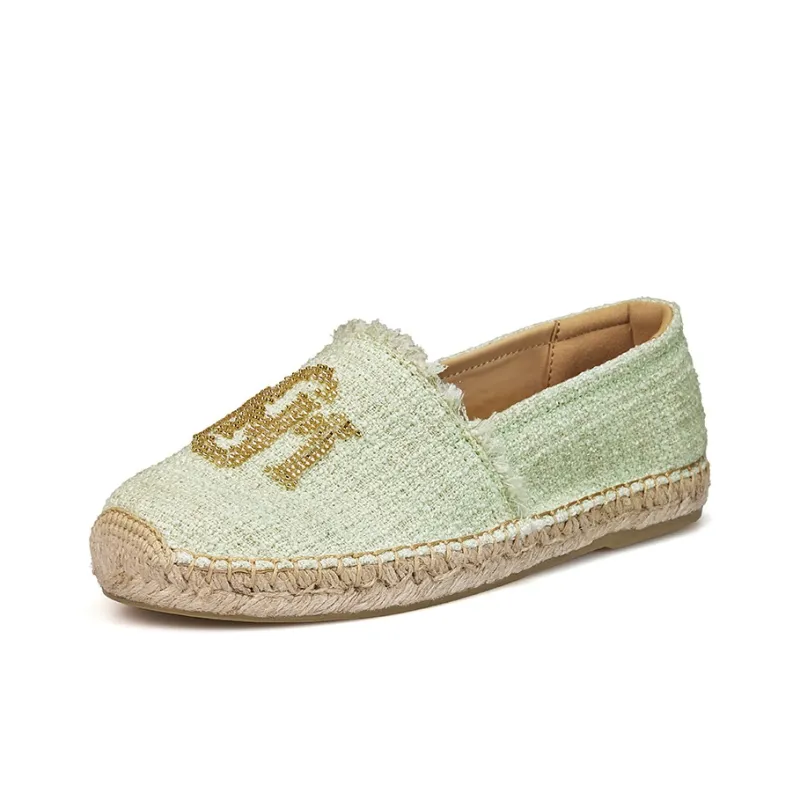 Joy&Mario Espadrilles Women's Ecru/Green-7