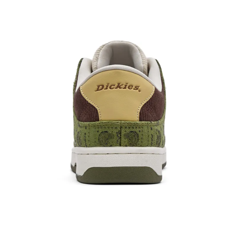 Dickies Low Top Skateboard Shoes Men's Bamboo Shoot Green-3