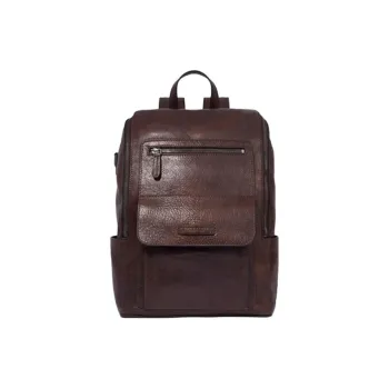 THE BRIDGE Cow Leather Carry Backpack Medium Size Men's Brown