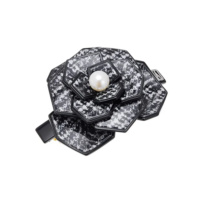 ALEXANDRE DE PARIS Exclusive Camellia Collection 8cm Hair Clip Women's-4