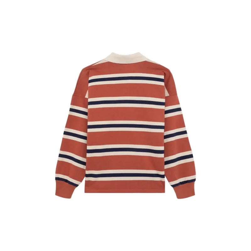 AUTRY Striped Rugby Polo Shirt-1
