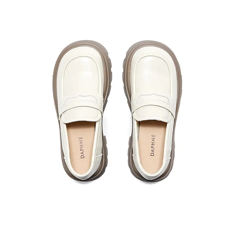 DAPHNE Loafers Women's Black/Beige-11