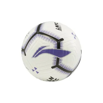 LiNing Size 5 Soccer PU Unisex White/Purple