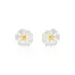 999 Fine Silver-Pomegranate Blossom Stud Earrings