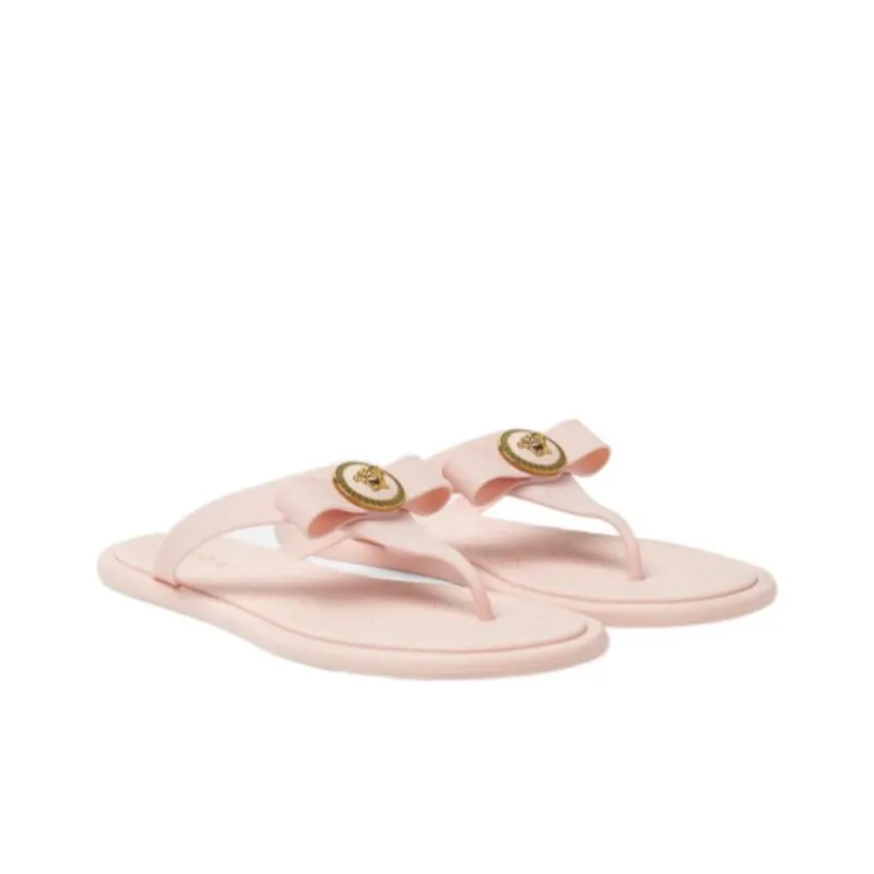 VERSACE Gianni Flip Flops Women's Pink-2