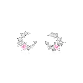ZHENJIUJIU S925 Stud Earrings Women's