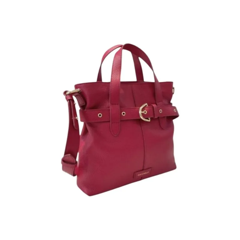 COCCINELLE Leather Handbag Women's Red-1