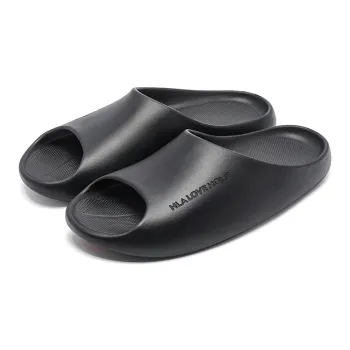 HLA Summer, Bathroom Bathing Slip Resistant Quick Dry Cut Out Platform Slippers, Unisex