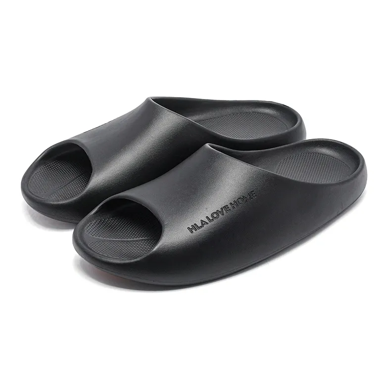 HLA Summer, Bathroom Bathing Slip Resistant Quick Dry Cut Out Platform Slippers, Unisex-0