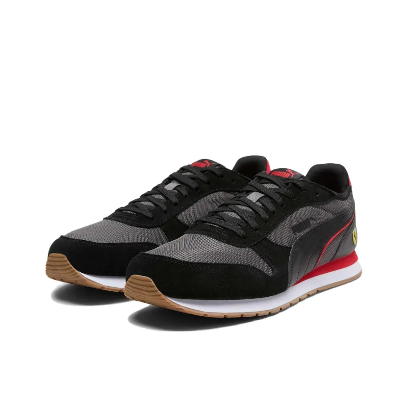 SCUDERIA FERRARI x PUMA ST MILER Anti Slip Wear Resistant Low Top Casual Shoes Unisex Black-2