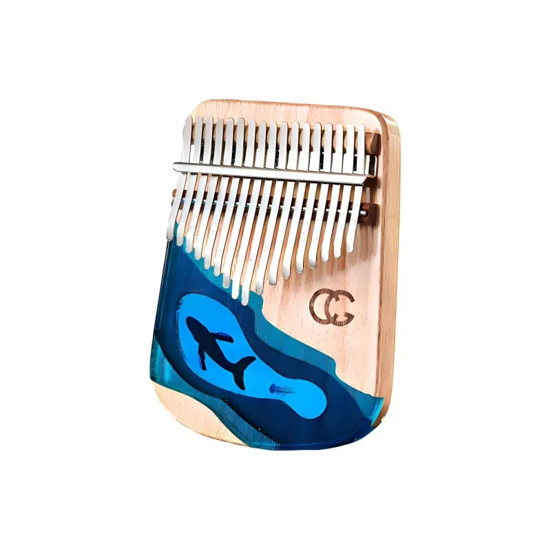 CEGA Resin Craft U Shaped Bottom Design Kalimba Thumb Piano-5