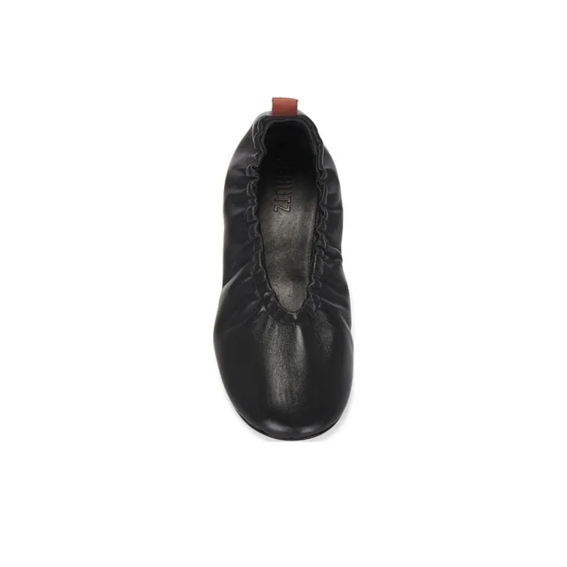 Schutz Eudora Casual Single Shoes Women's Black-3