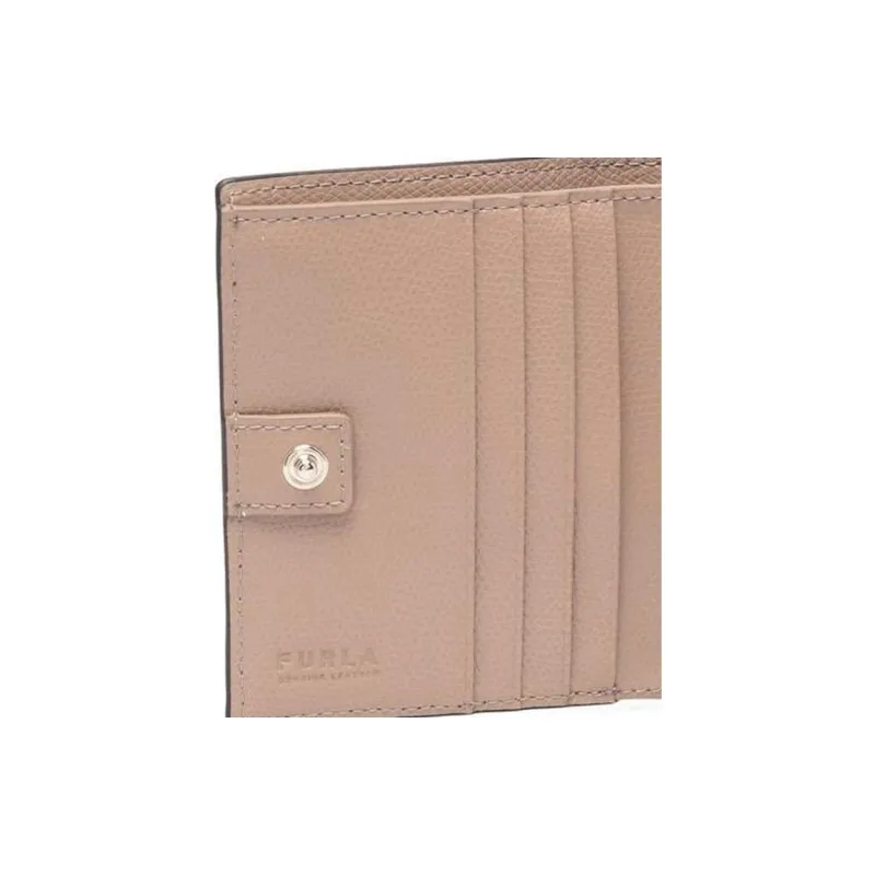 Furla Calfskin Coin Purses Wallets Women's Blue-3