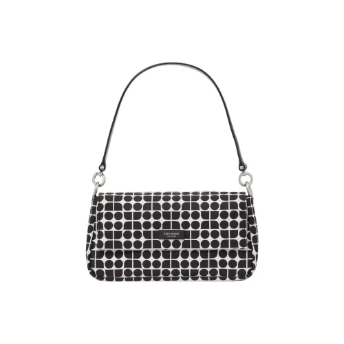 Kate Spade Recycled Polyester Portable Crossbody Bag, Shoulder Bag Regular Women's Black Multicolor