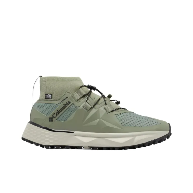 Columbia Facet 75 Slip-Resistant Mid-Top Casual Shoes Men's Plum Green-1