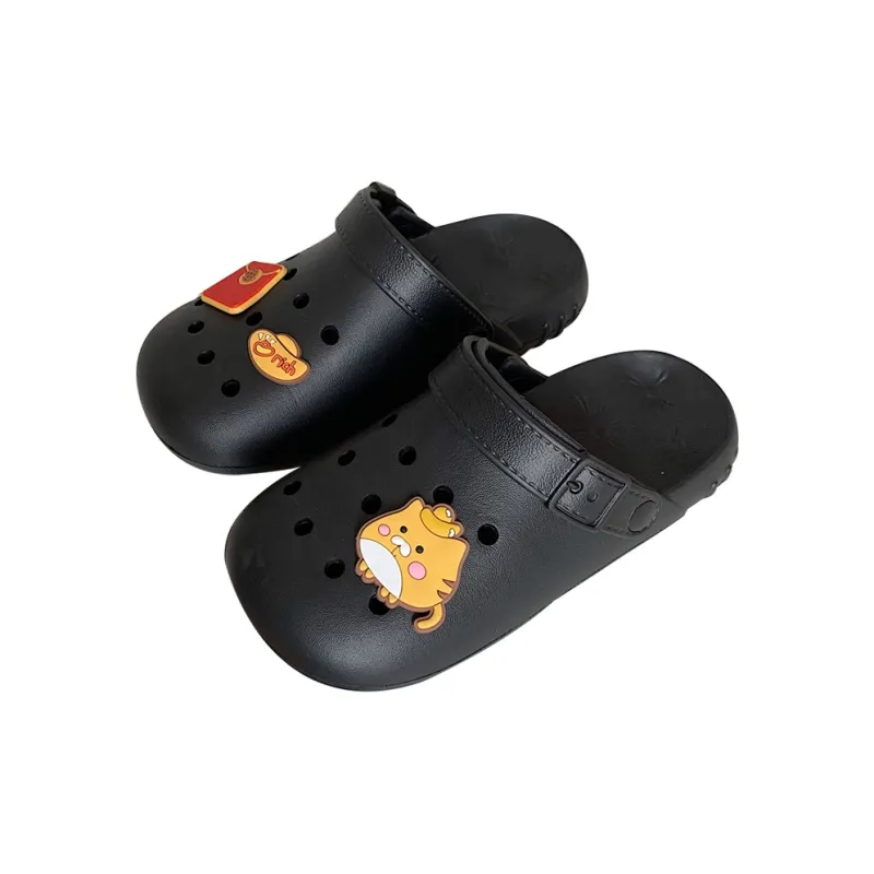 Thin Strips Slippers Unisex, White-6