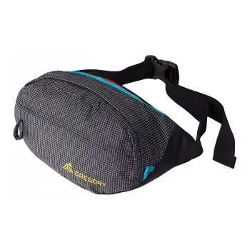 GREGORY Nylon Sling Bag, One Shoulder, Crossbody, Fanny Pack Regular Unisex Black