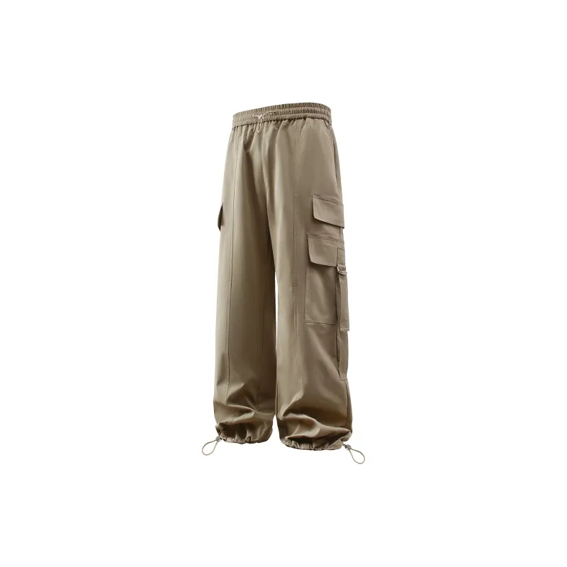 H2P Casual Pants Unisex Mauve Brown-2
