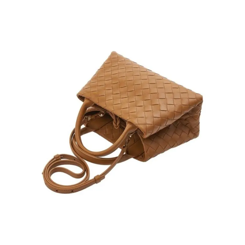 Bottega Veneta Nappa Leather Tote Bag, Shopping Bag, Shoulder Bag, Crossbody Bag, Handbag Women's Camel-4