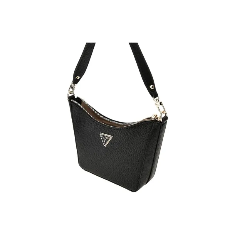 GUESS Polyurethane Portable Crossbody Bag, Shoulder Bag Regular Women's Black-2