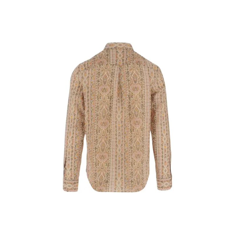 Valentino All Over Patterned Button Up Shirt-1