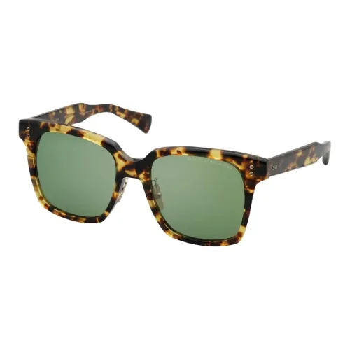 DITA Plate Frame Square Sunglasses Unisex Tortoiseshell