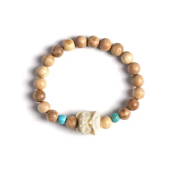 The Years Are Quiet Milky Agarwood Bracelets Unisex