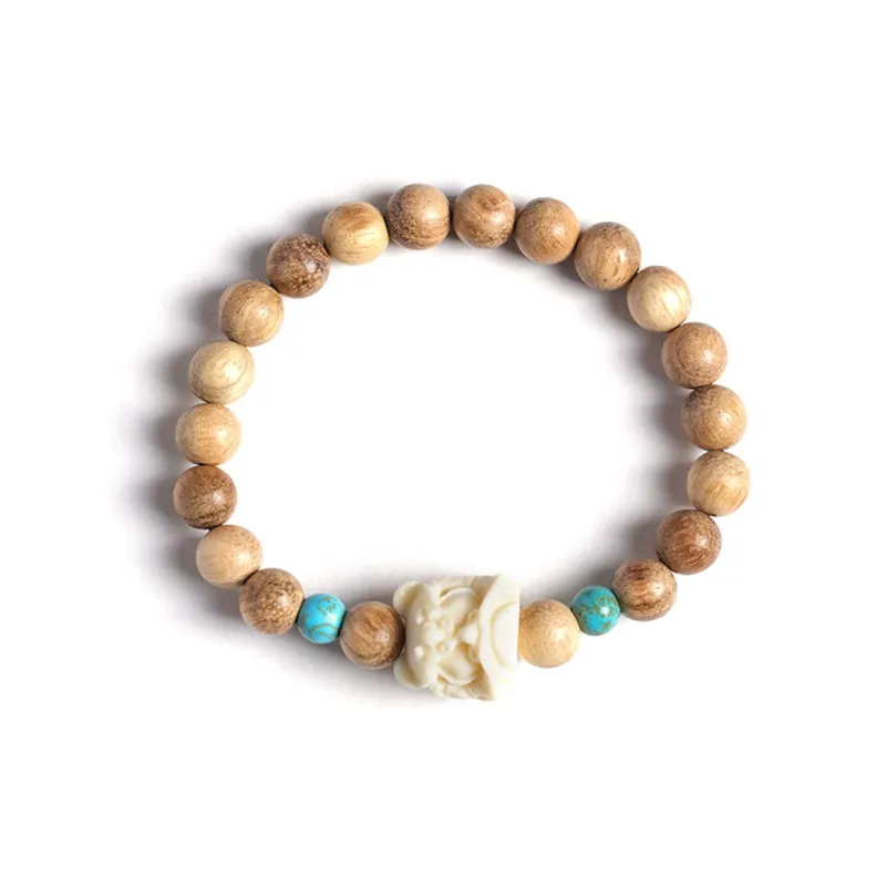 The Years Are Quiet Milky Agarwood Bracelets Unisex-0
