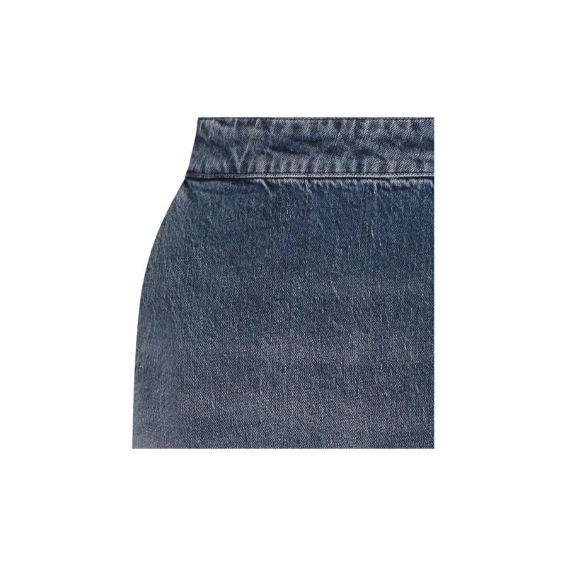 ARMANI EXCHANGEAE SS25 Denim Long Skirt Women's Dark Blue-2