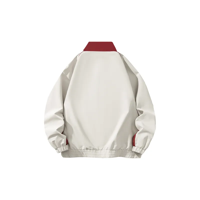 BOTH PLAY Jackets Coats Unisex Black Beige-3