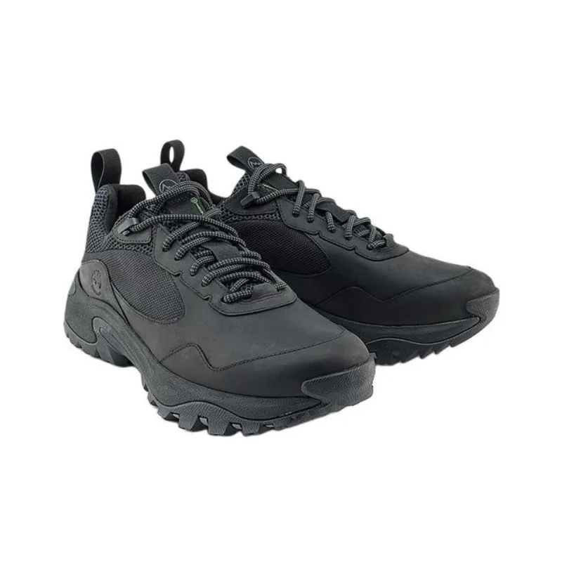 Timberland Anti-Slip Wear-Resistant Low-Top Trekking Shoes Men's Black-2