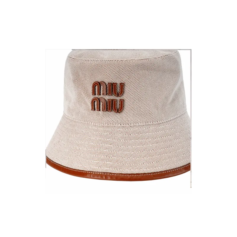 MIU MIU Logo Patch Bucket Hat-4