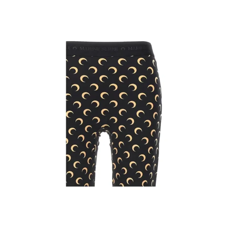 Marine Serre Moon Printed Skinny Cut Leggings-1