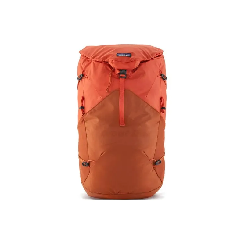 Patagonia Recycled Nylon Outdoor Mountaineering Bag Backpack Unisex Orange-0